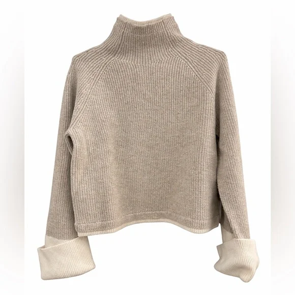 rag & bone Cream Turtleneck Sweater - Picture 4 of 5